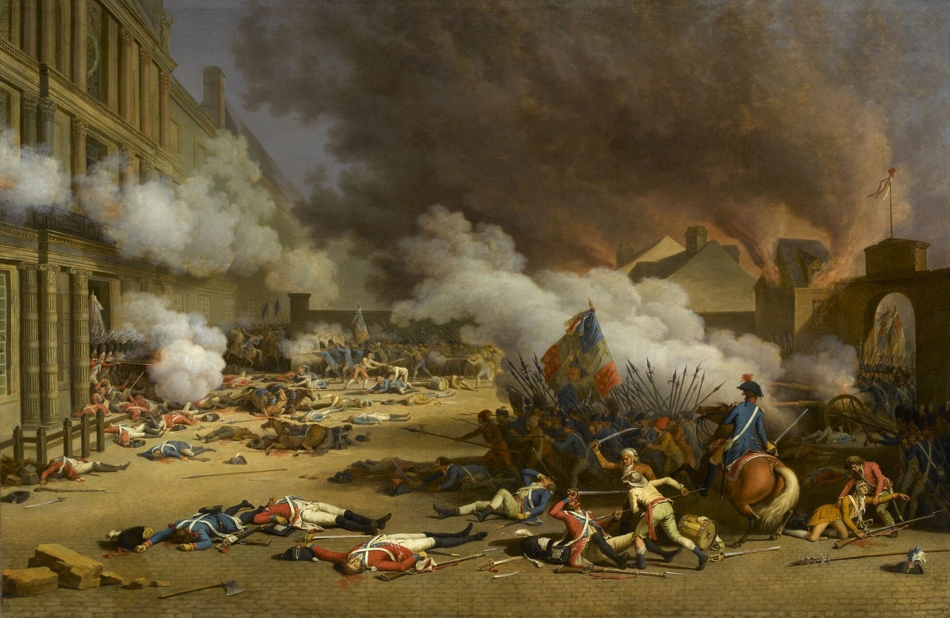 Szturm na twierdzę Tuileries 10 sierpnia 1792