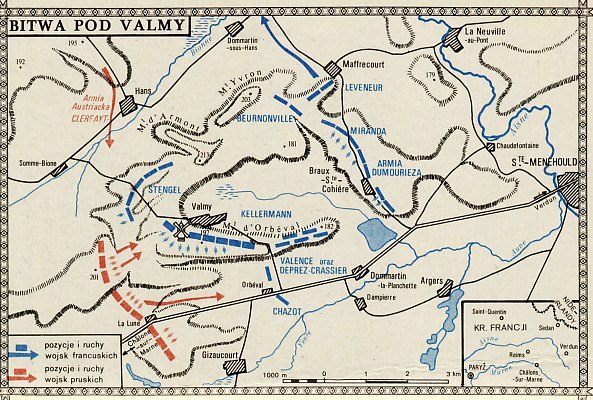 Plan bitwy pod Valmy